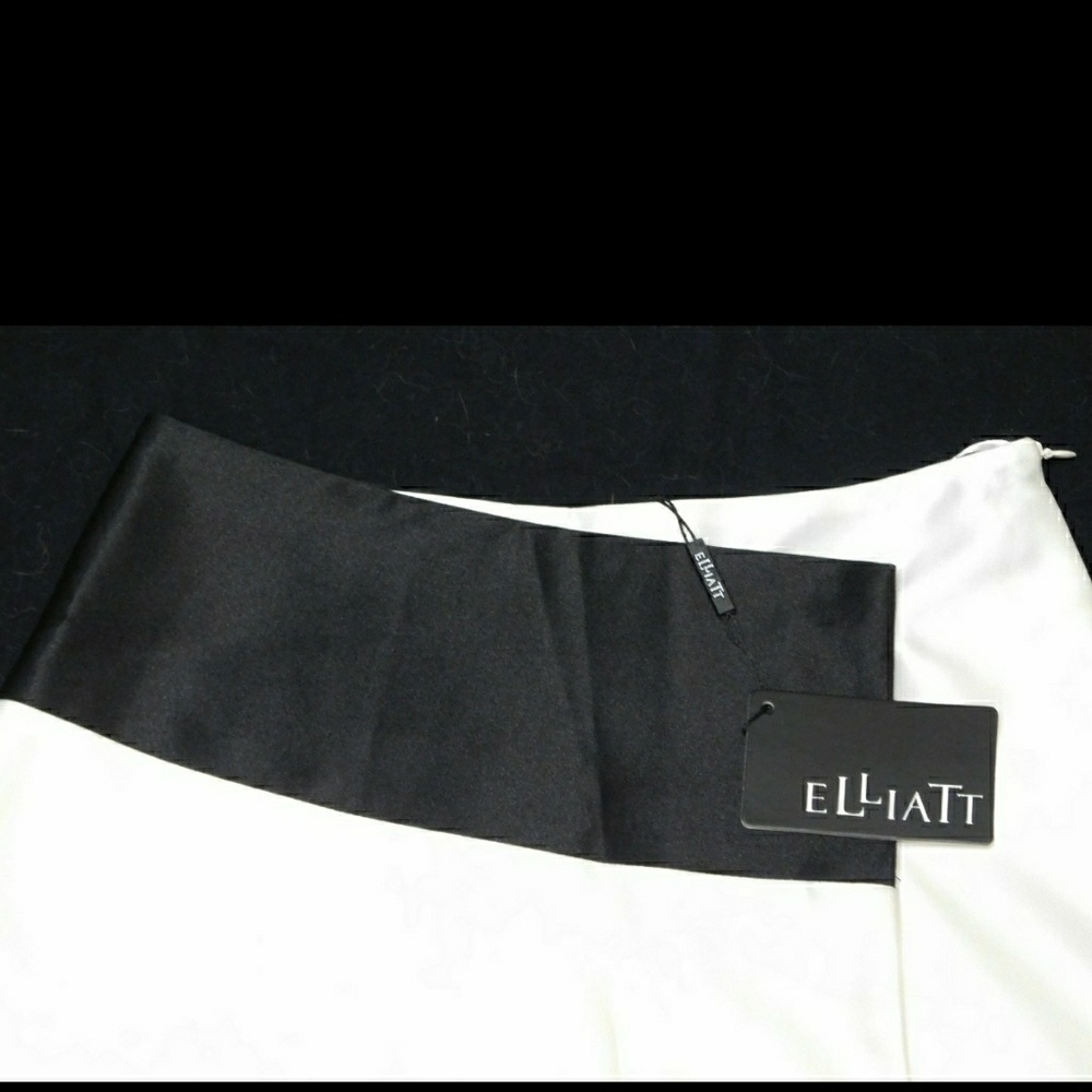 🌟2X HP🌟BOUTIQUE-ELLIATT W & B ASYML MINI SKIRT - Picture 4 of 8